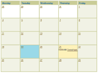 Calendar